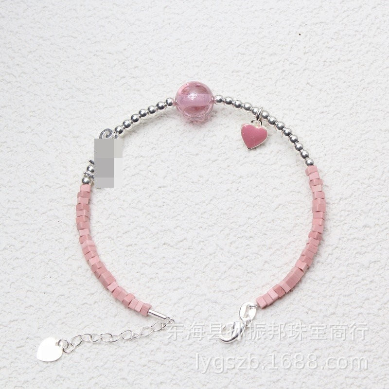 Hot-Selling Heart Mantra Bracelet Heart Sutra Beads Wealth God Green Tara Buddhist Beads Handmade Chinese Style Exquisite Lucky Jewelry