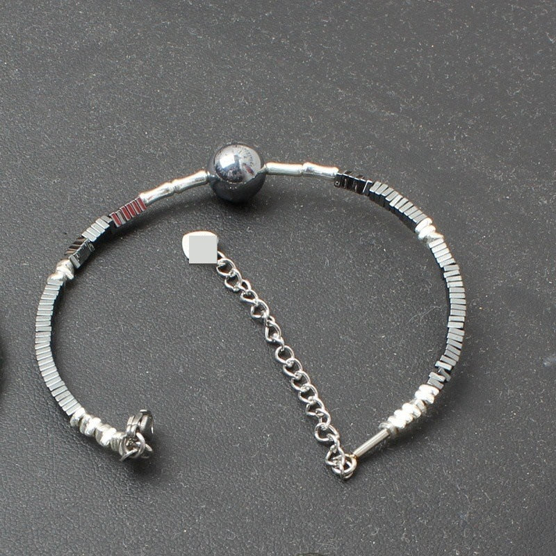 Hot-Selling Heart Mantra Bracelet Heart Sutra Beads Wealth God Green Tara Buddhist Beads Handmade Chinese Style Exquisite Lucky Jewelry